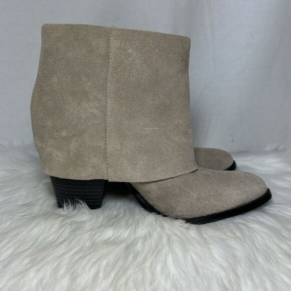 Rachel Rachel Roy Ramone Suede Foldover Booties Sz 6 - Picture 4 of 8